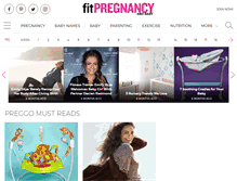 Tablet Screenshot of fitpregnancy.com